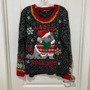 Festive Kitty Holiday Sweater